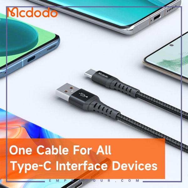 کابل شارژ تایپ سی 1 متری مک دودو Mcdodo type C Data Cable CA-2271 — تصویر ۷