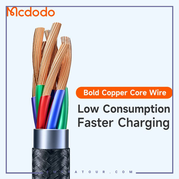 کابل شارژ تایپ سی 1 متری مک دودو Mcdodo type C Data Cable CA-2271 — تصویر ۸