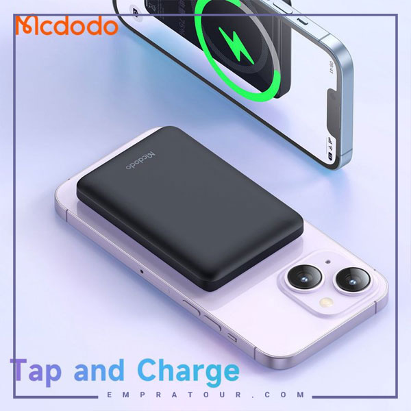 پاوربانک مگنتی مگ سیف 15 وات 5000 مک دودو Mcdodo Mini Magnetic Power Bank MC-395 — تصویر ۸