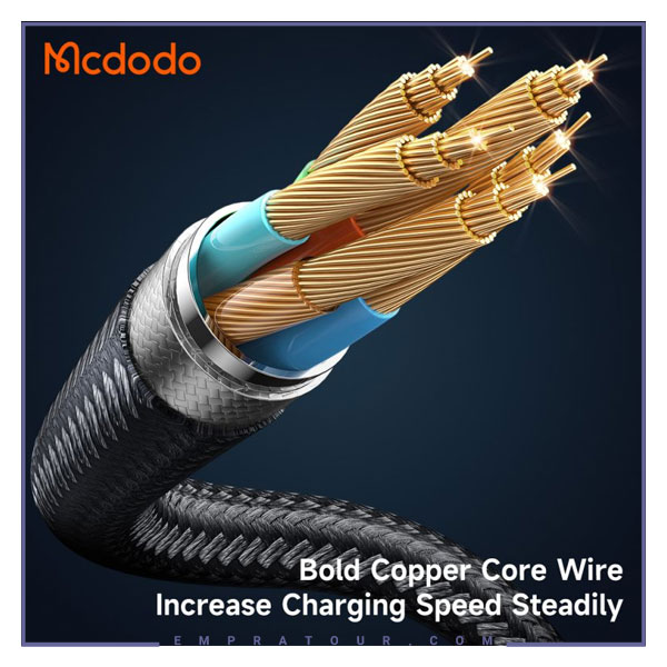 کابل شارژ لایتنینگ قطع کن دار 1.2 متری مک دودو Mcdodo Lightning Auto Power Off CA-3620 — تصویر ۶