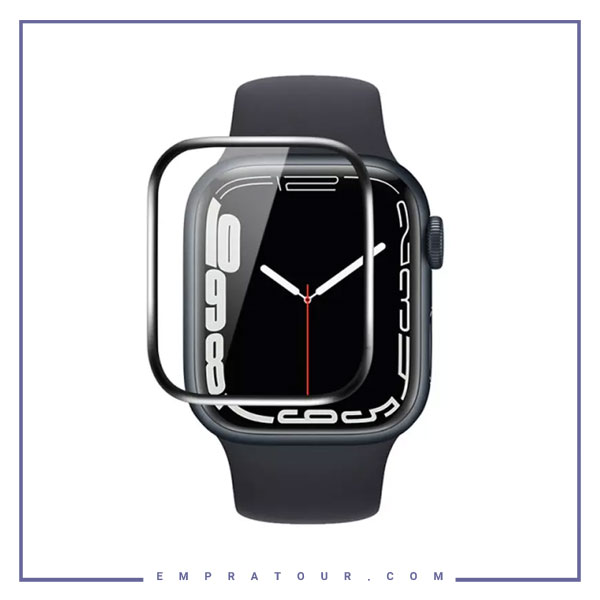 گلس اپل واچ 41 میلیمتری سری 7 و 8 کوتتسی Coteetci iWatch7/8 full Glue tempered glass 41mm 24006-41 — تصویر ۴