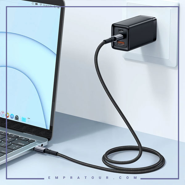 کابل 65 وات دو سر تایپ سی 1متر مکدودو MCDODO 65W PD TYPE-C TO TYPE-C CA-3130 — تصویر ۴