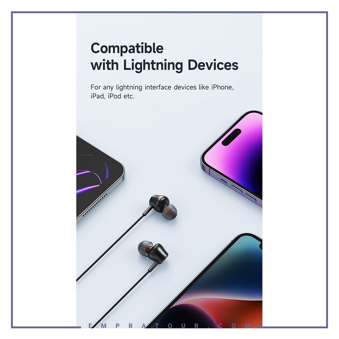 هندزفری سیمی لایتنینگ مک دودو Mcdodo Stereo Earphone Lightning HP-3480 — تصویر ۸