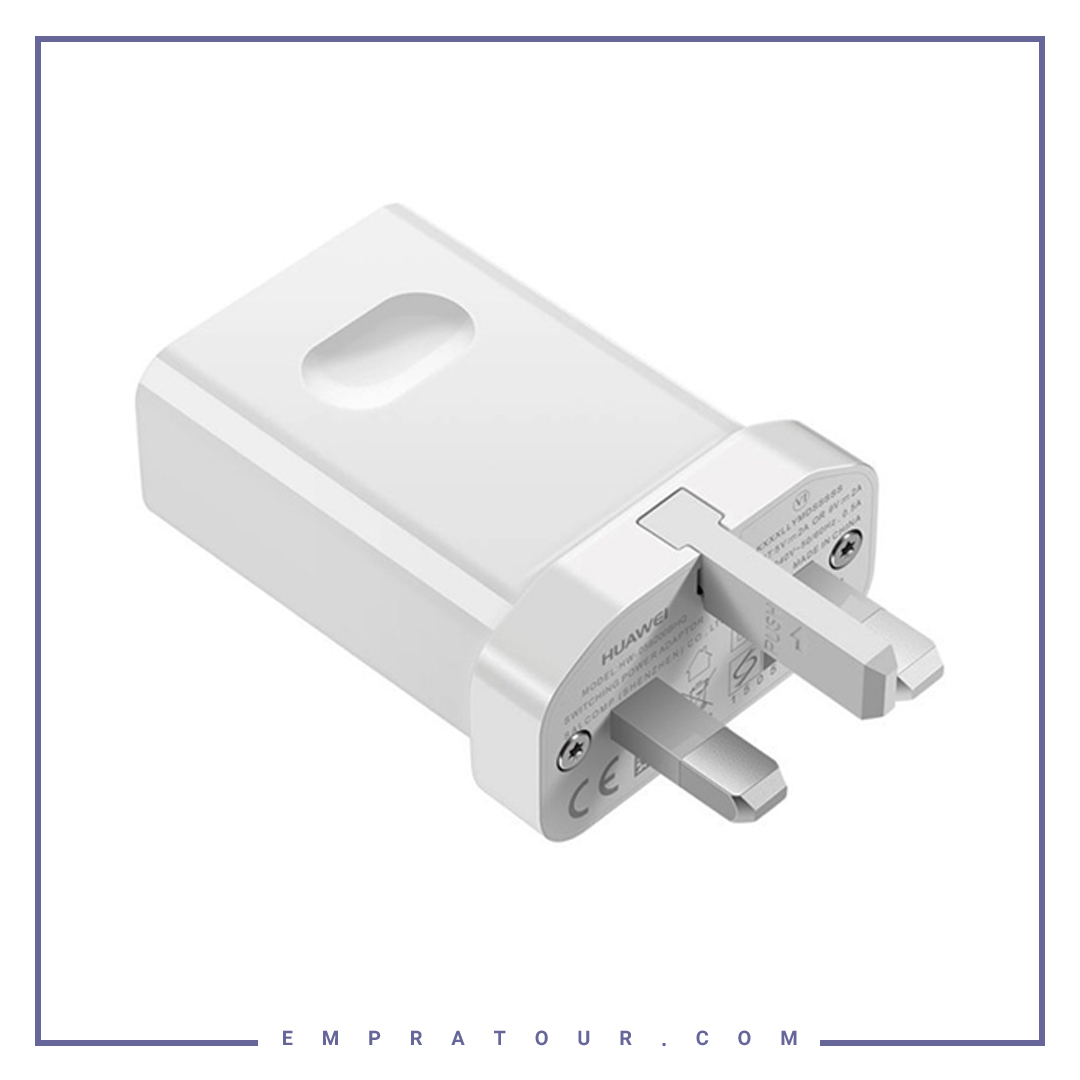 آداپتور اصلی روکارتونی گوشی هواوی Huawei Adapter HW-050100B01 5V