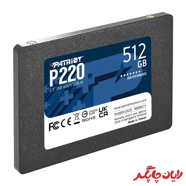 حافظه اس اس دی اینترنال پاتریوت مدل P220 ظرفیت 512گیگابایت — تصویر ۴