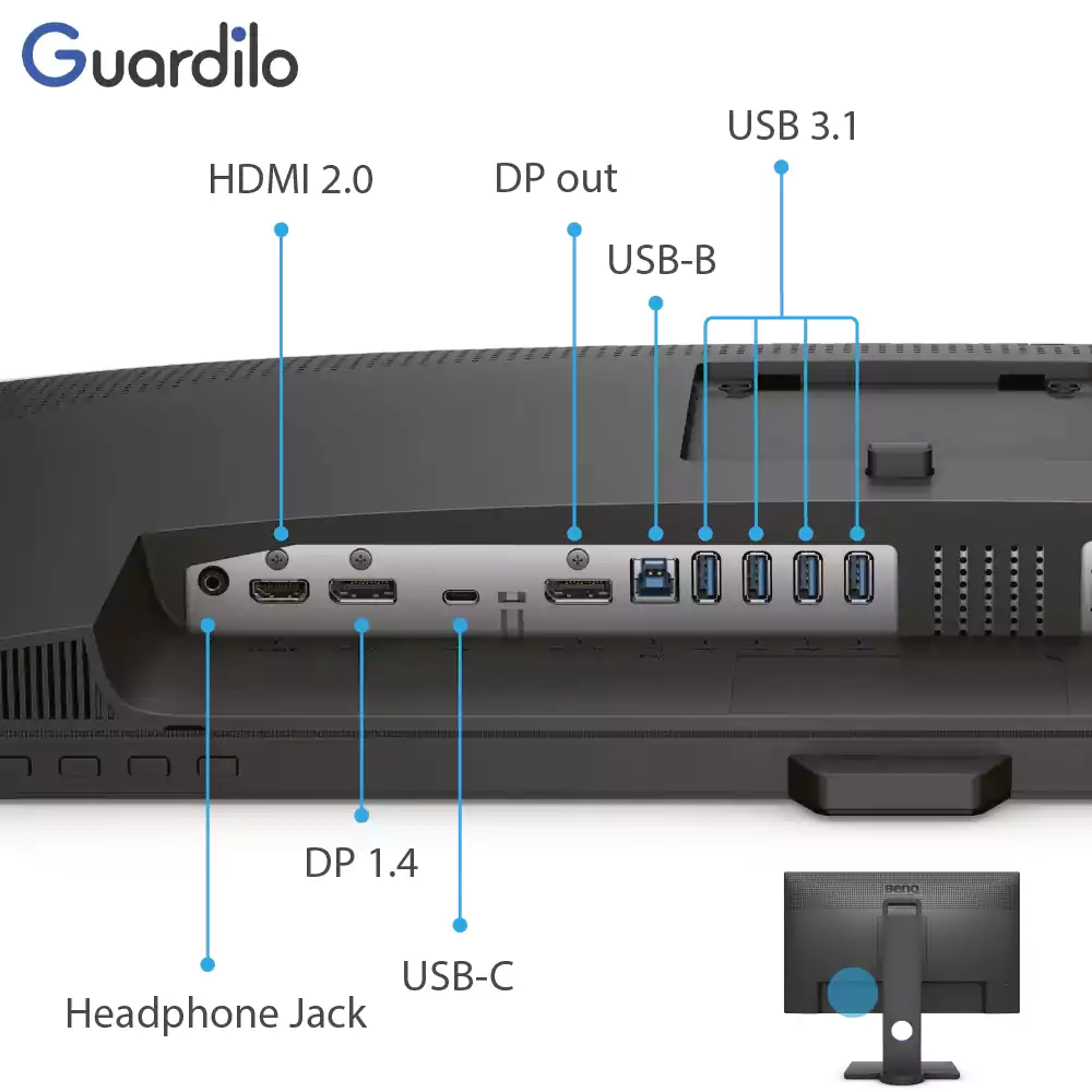 مانیتور 27 اینچ طراحی بنکیو BENQ PD2705Q | گاردیلو — تصویر ۵