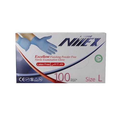 دستکش نیتریل مشکی 100 عددی — تصویر ۴