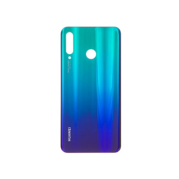 درب پشت گوشی هواوی HUAWEI P30 LITE / NOVA 4E اورجینال مشکی آبی سفید — تصویر ۲