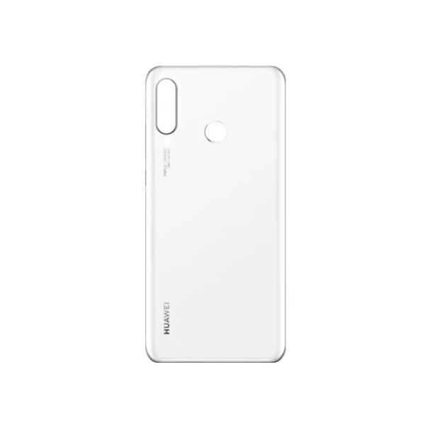 درب پشت گوشی هواوی HUAWEI P30 LITE / NOVA 4E اورجینال مشکی آبی سفید — تصویر ۳