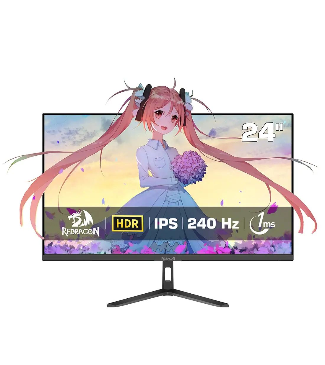 مانیتور گیمینگ 24 اینچ ردراگون GMW2481SE — تصویر ۲