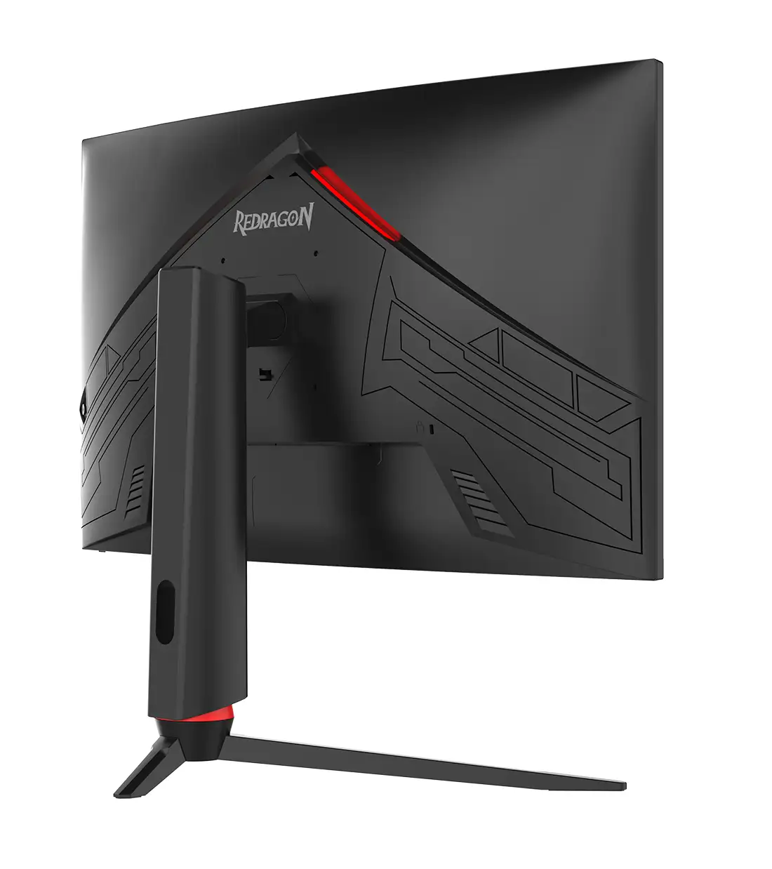 مانیتور گیمینگ 27 اینچ ردراگون GMQ2712RVC (جعبه باز) — تصویر ۸