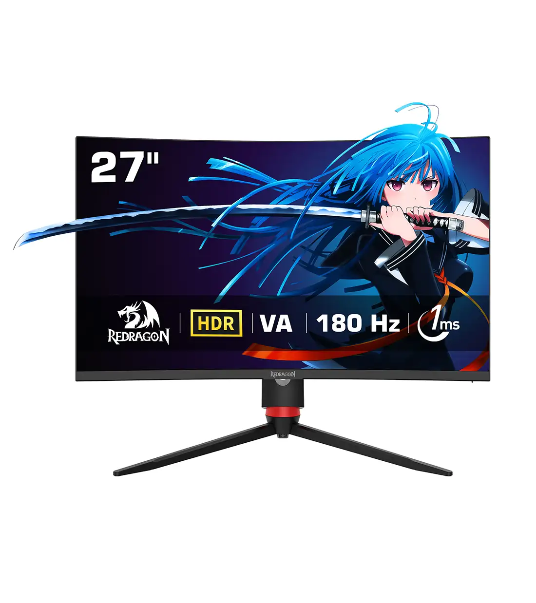 مانیتور گیمینگ 27 اینچ ردراگون GMQ2712RVC (جعبه باز)