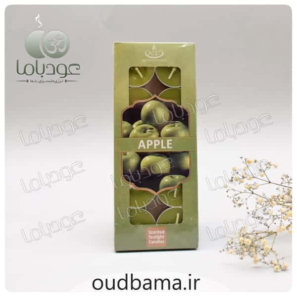 شمع وارمر معطر سیب سبز APPLE سکه ای گرد (رویا ROYA CANDLE )