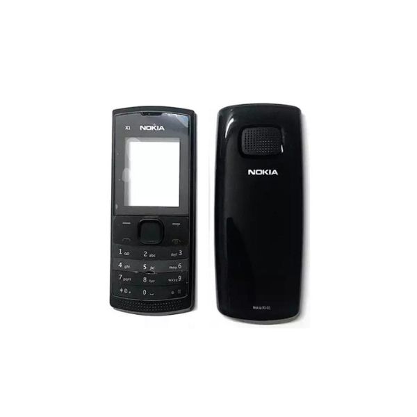قاب و بدنه گوشی نوکیا NOKIA X1-01 اورجینال مشکی قرمز