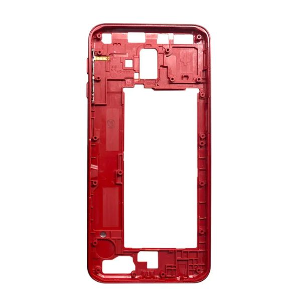 قاب و بدنه گوشی سامسونگ SAMSUNG J6 PLUS / J610 اورجینال قرمز مشکی — تصویر ۴