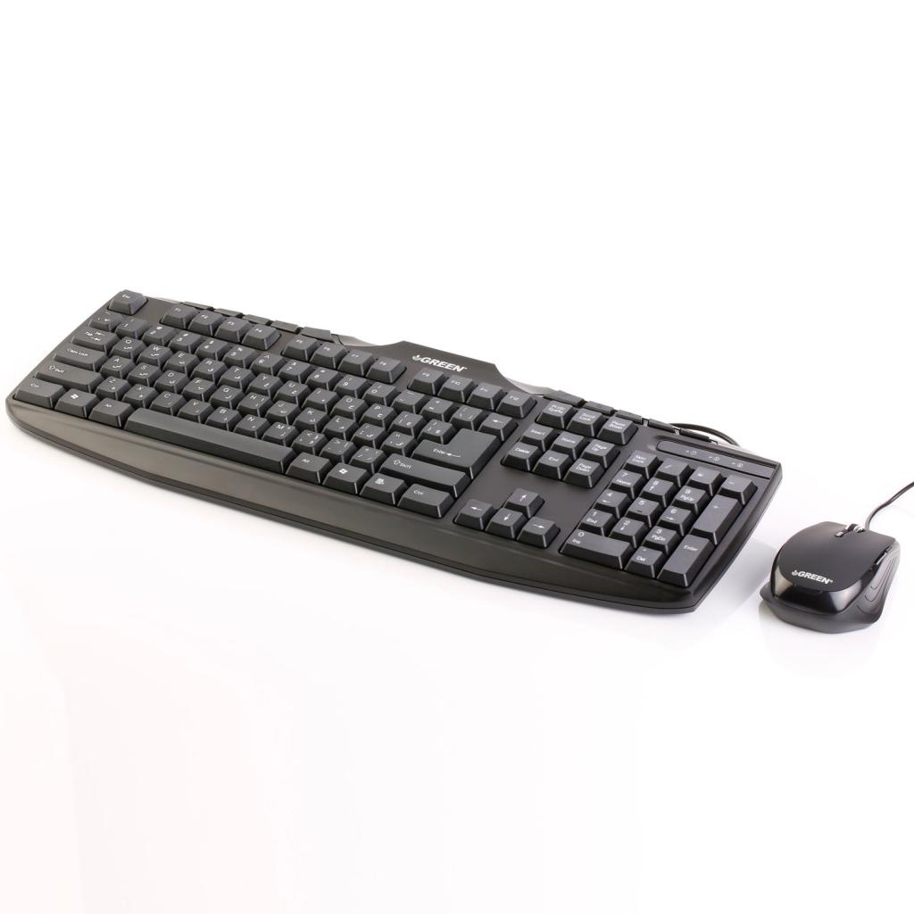 باندل کیبورد و موس گرین مدل GKM305