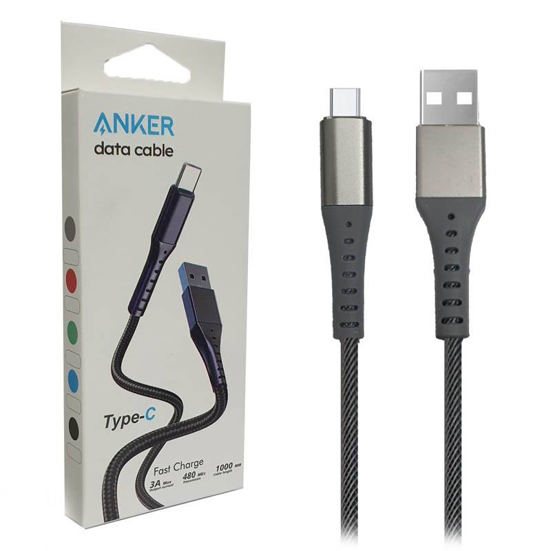 کابل شارژ تایپ سی TYPE-C برزنتی انکر ANKER غیراصل