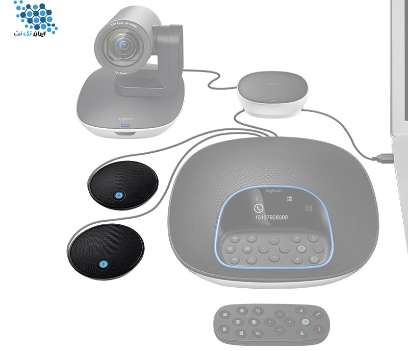 مشخصات، خرید و قیمت میکروفون کنفرانس لاجیتک Group — تصویر ۳