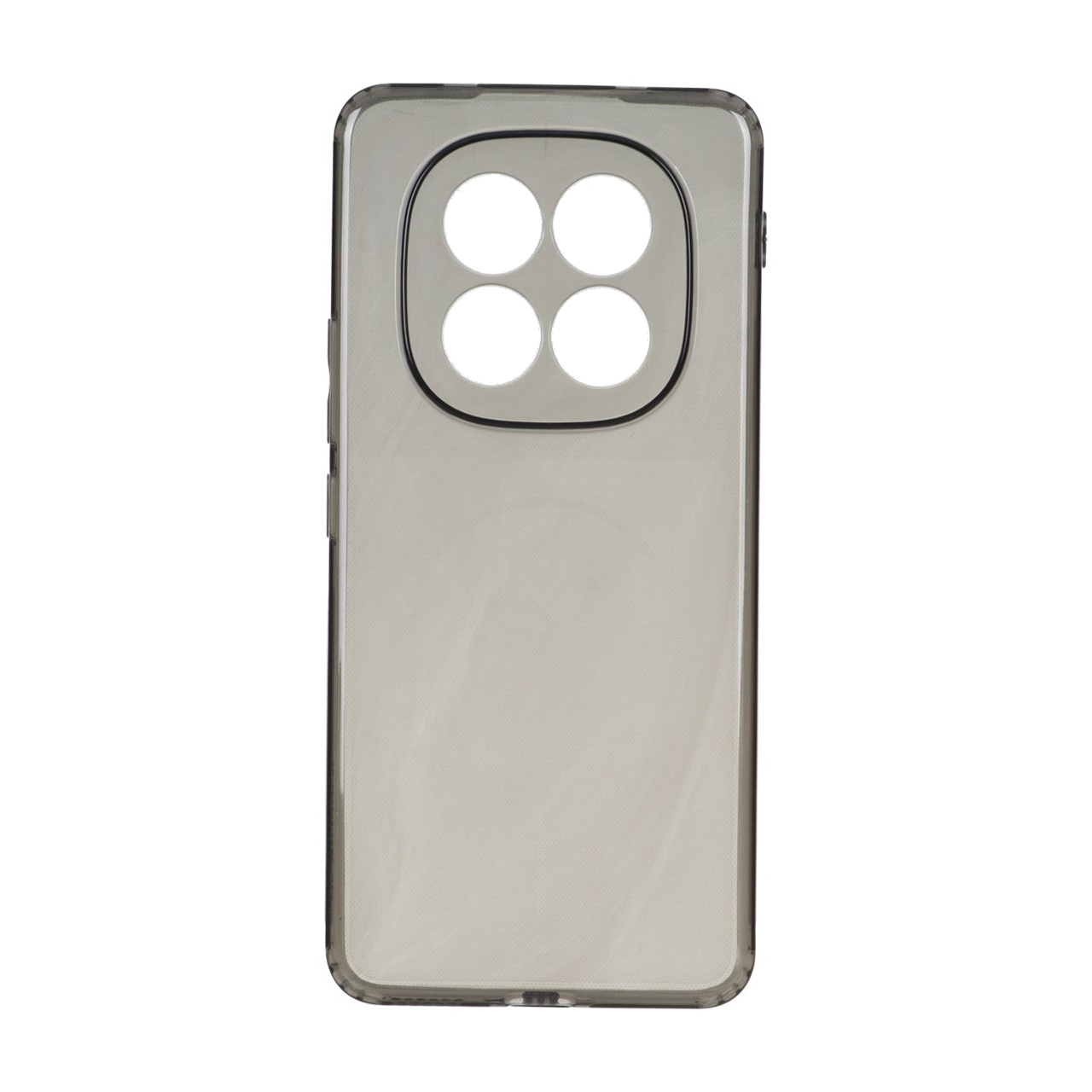 قاب ژله ای شفاف مستطیلی طرح مگ سیف Spark مدل Xiaomi Redmi Note 15 Pro 4G – مشکی