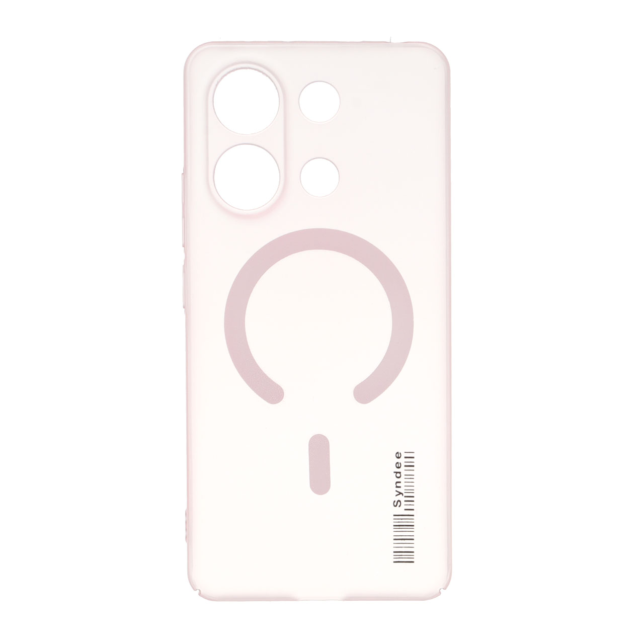قاب Syndee مات طرح مگ سیف Xiaomi Redmi Note 13 4G – صورتی