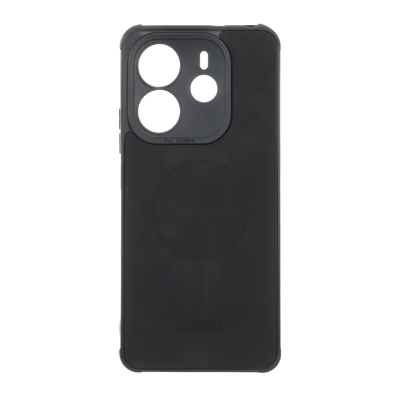 قاب جیر Kajsa طرح مگ سیف MNC مدل Xiaomi Redmi Note 14 4G – مشکی