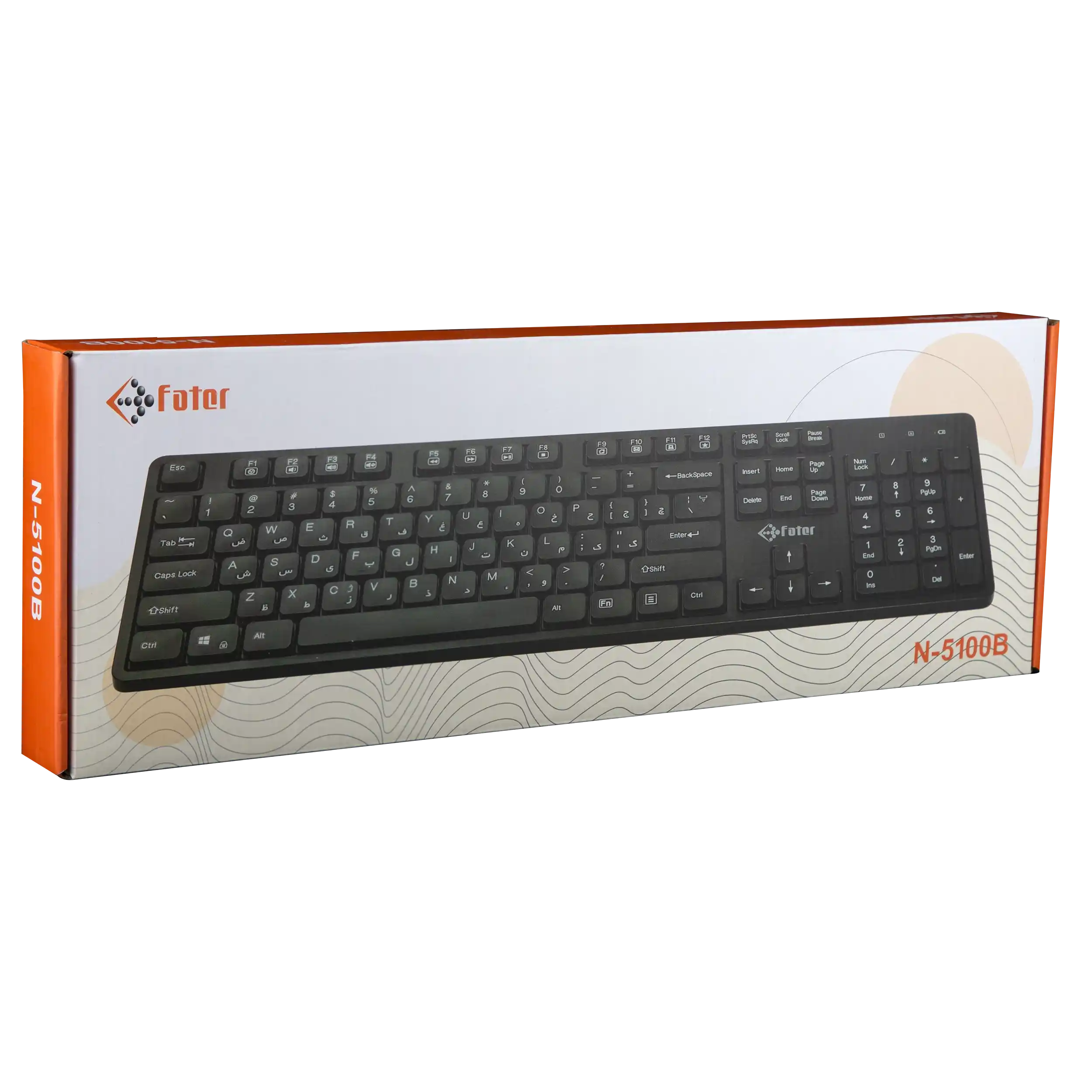 کیبورد مدل Fater KWN-5100B فاطر — تصویر ۷