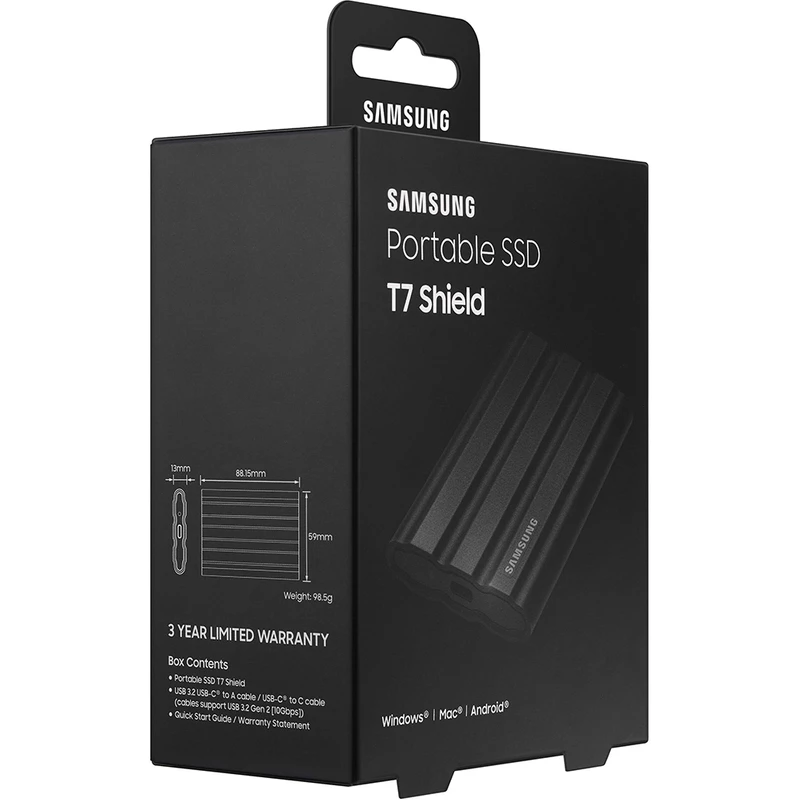 هارد اس اس دی اکسترنال 2 ترابایت مدل T7 Shield سامسونگ