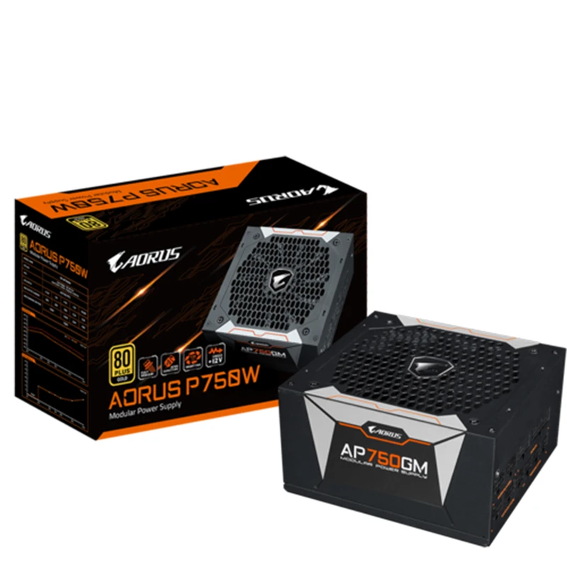 پاور 750 وات مدل AORUS AP750GM 80 PLUS GOLD گیگابایت — تصویر ۲