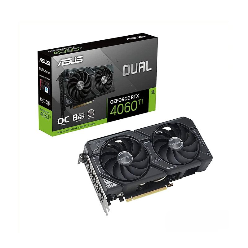 کارت گرافیک مدل ASUS DUAL GeForce RTX 4060 8GB Ti OC ایسوس