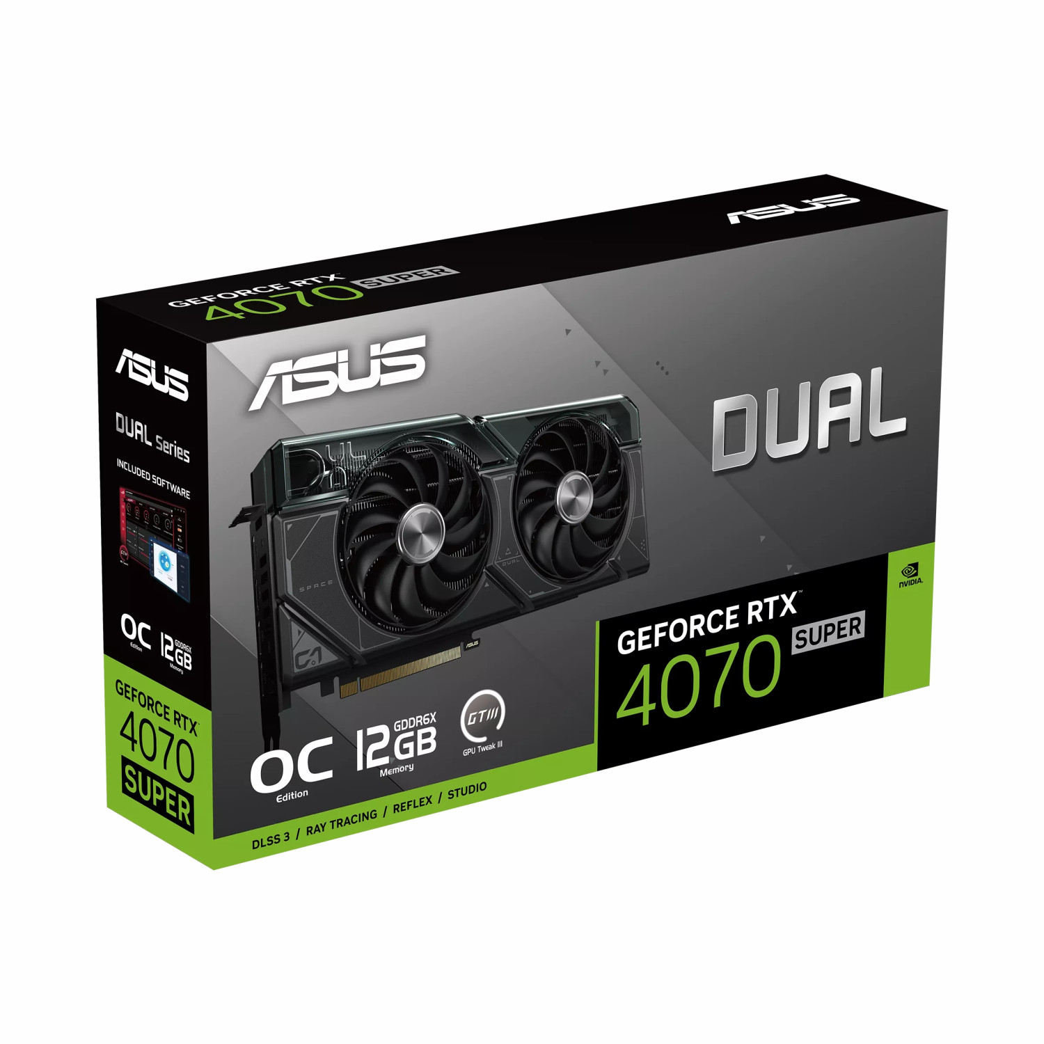 کارت گرافیک مدل ASUS DUAL RTX 4070 SUPER 12GB OC ایسوس — تصویر ۳