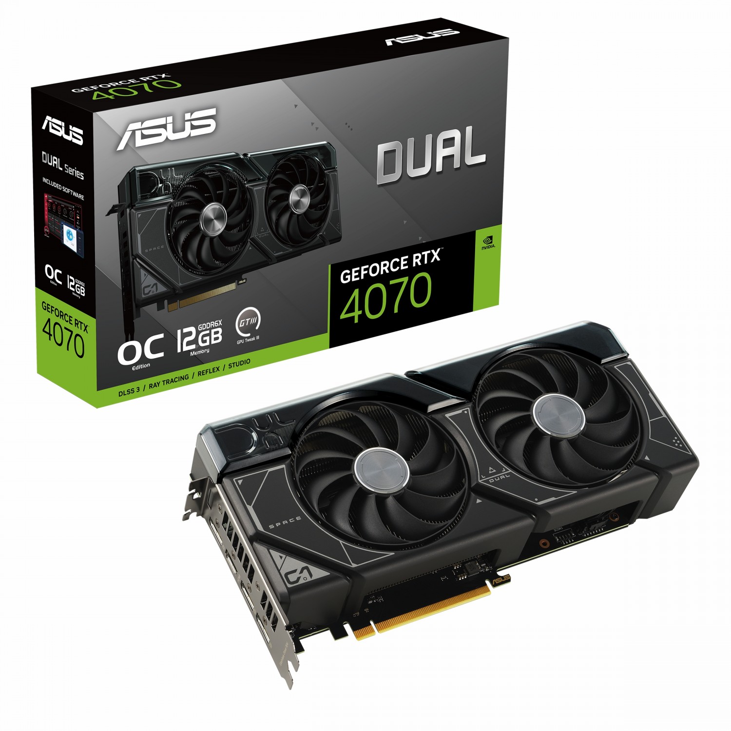 کارت گرافیک مدل Asus Dual RTX 4070 OC 12GB ایسوس