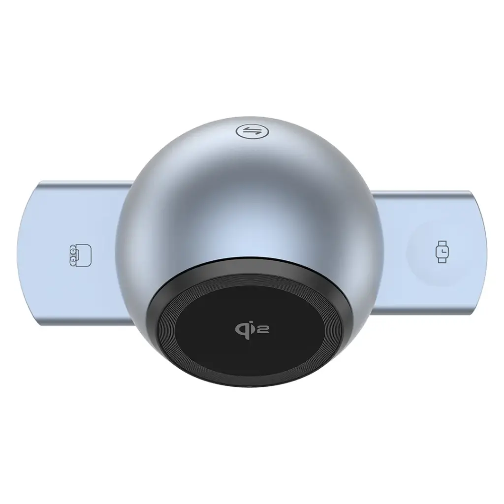 استند شارژر پاورولوژی Powerology Qi2 PWC039 Speaker Charge Station — تصویر ۳