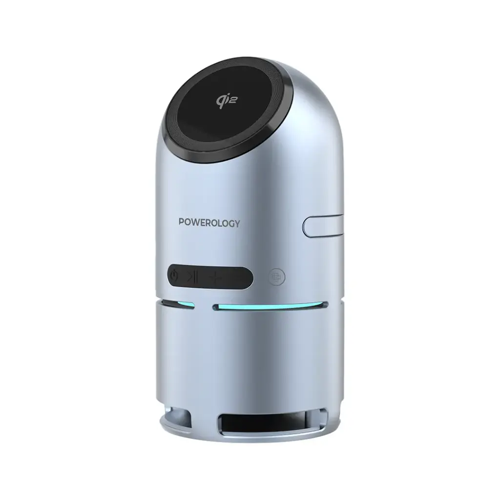 استند شارژر پاورولوژی Powerology Qi2 PWC039 Speaker Charge Station — تصویر ۵