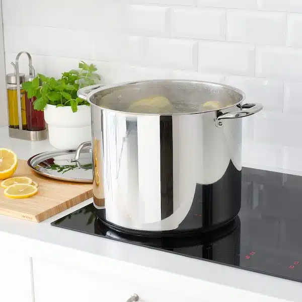 قابلمه درب دار استیل 15 لیتری ایکیا IKEA 365+ — تصویر ۵