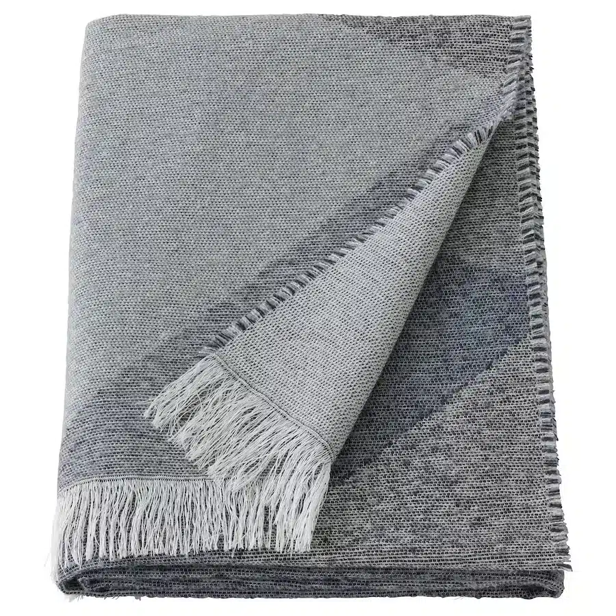 پتو/شال مبل ایکیا KROLLILJA سایز 130×170 سانتی‌متر