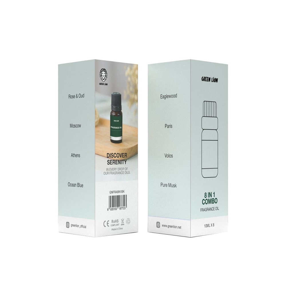 رایحه خوشبو کننده گرین لاین Green Lion 8 IN 1 COMBO Fragrance Set — تصویر ۳