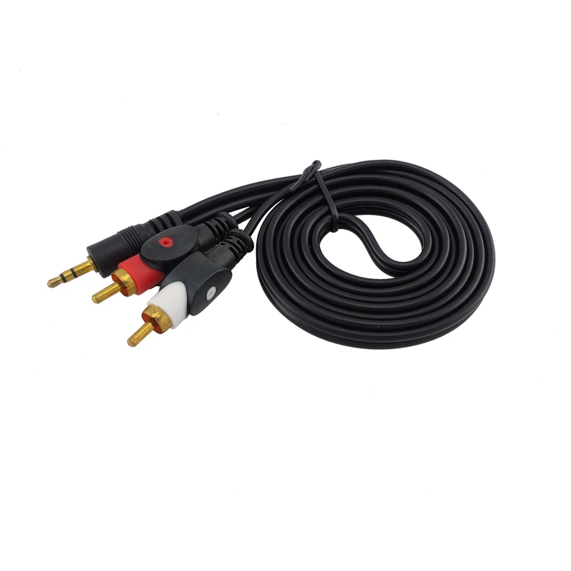کابل تبدیل 2 به 1 RCA به جک 3.5 میلیمتری مدل r1.5 طول 1.5 متر — تصویر ۲