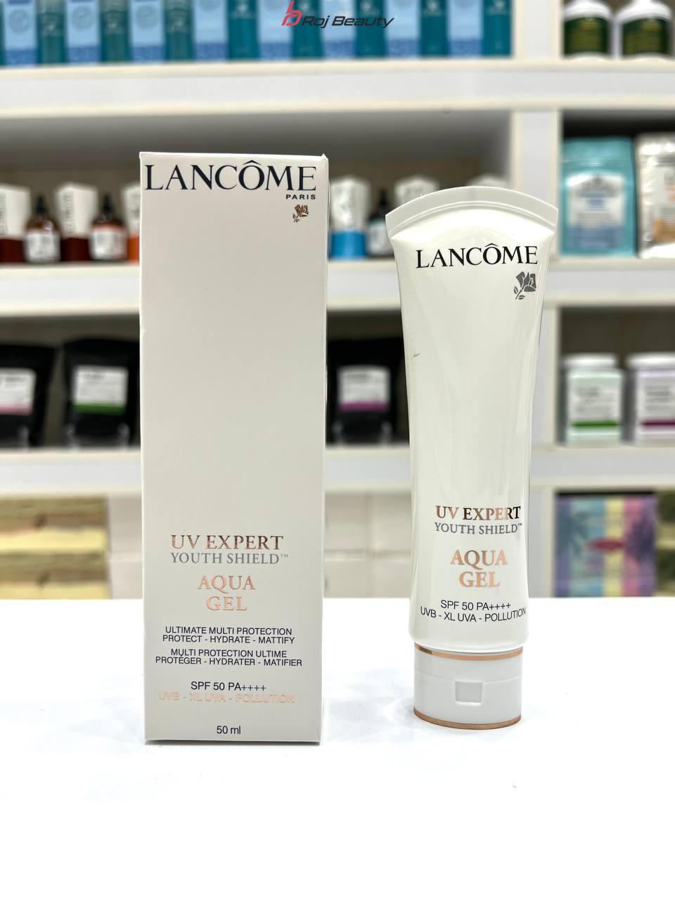 ضد آفتاب آکوا ژل لانکوم Lancome UV Expert Youth Shield Aqua Gel SPF 50 — تصویر ۶