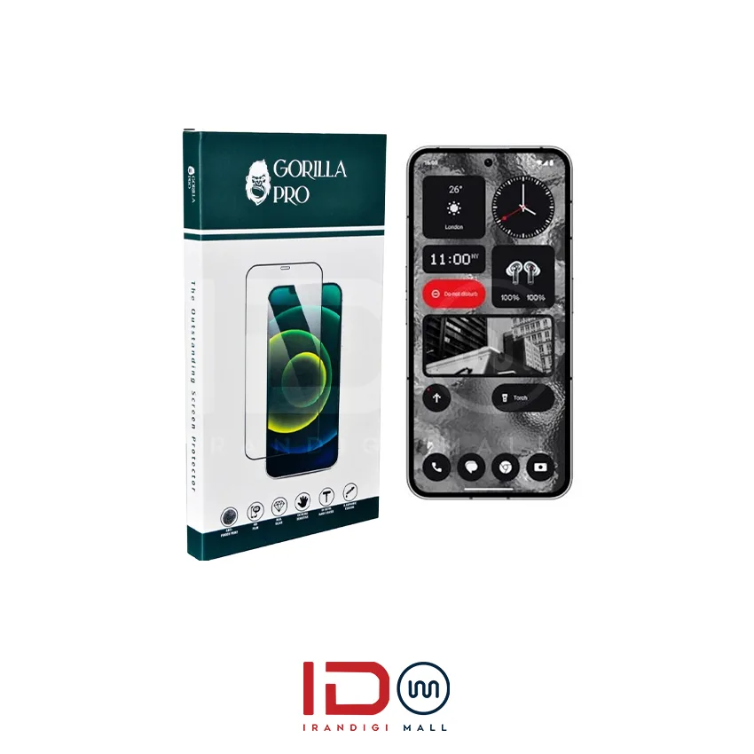 گلس و محافظ هیدروژلی (شفاف) نمایشگر گوشی ناتینگ مدل Nothing Phone 2 — تصویر ۲