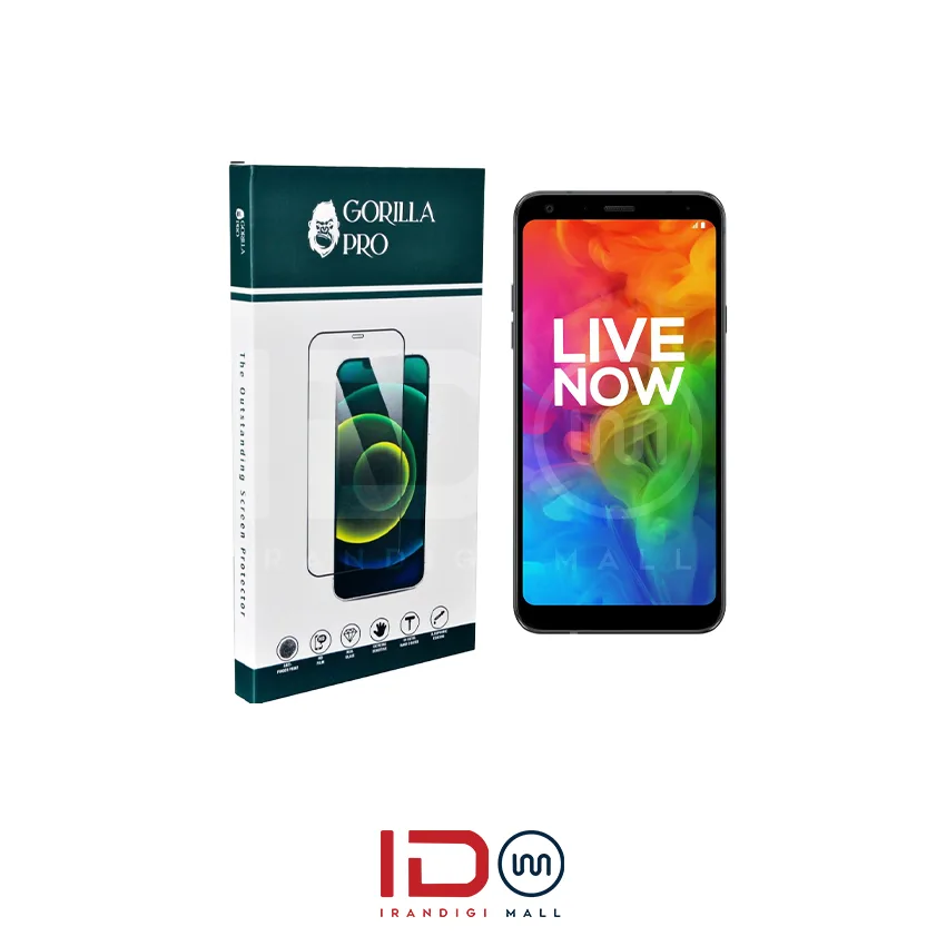 گلس و محافظ هیدروژلی (پرایوسی) نمایشگر گوشی ال جی مدل LG Q7