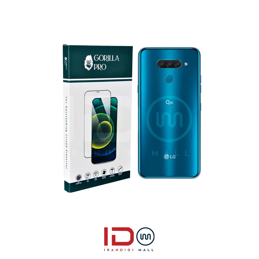 گلس و محافظ هیدروژلی (پرایوسی) نمایشگر گوشی ال جی مدل LG Q60 — تصویر ۴