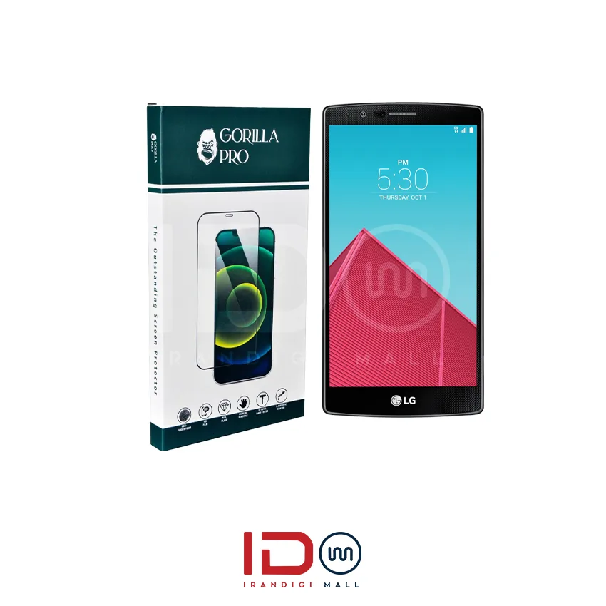 گلس و محافظ هیدروژلی (پرایوسی) نمایشگر گوشی ال جی مدل LG G4 — تصویر ۲
