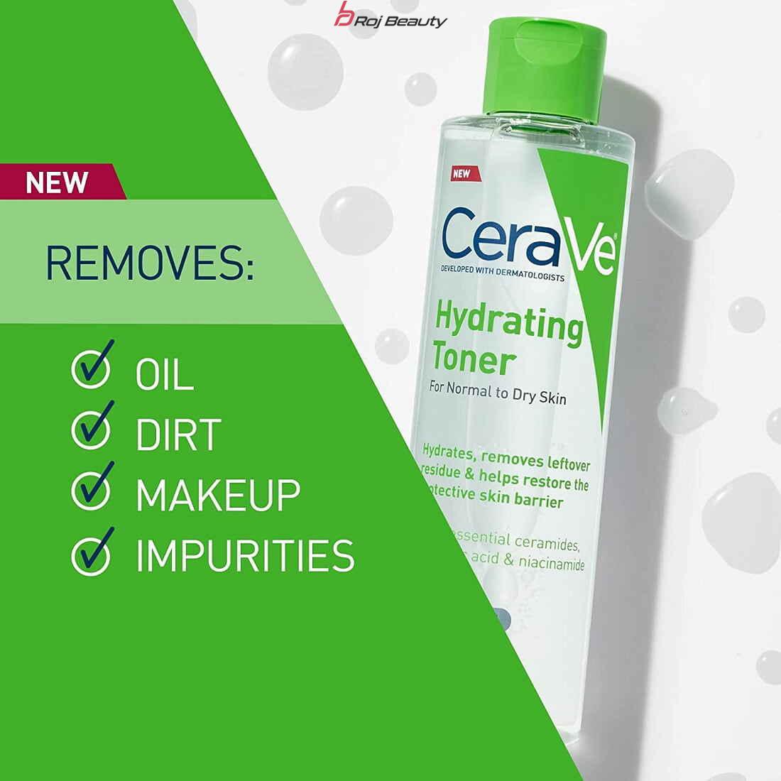 تونر آبرسان و‌هیدراته کننده سراوی ‏CeraVe Hydrating Toner — تصویر ۴
