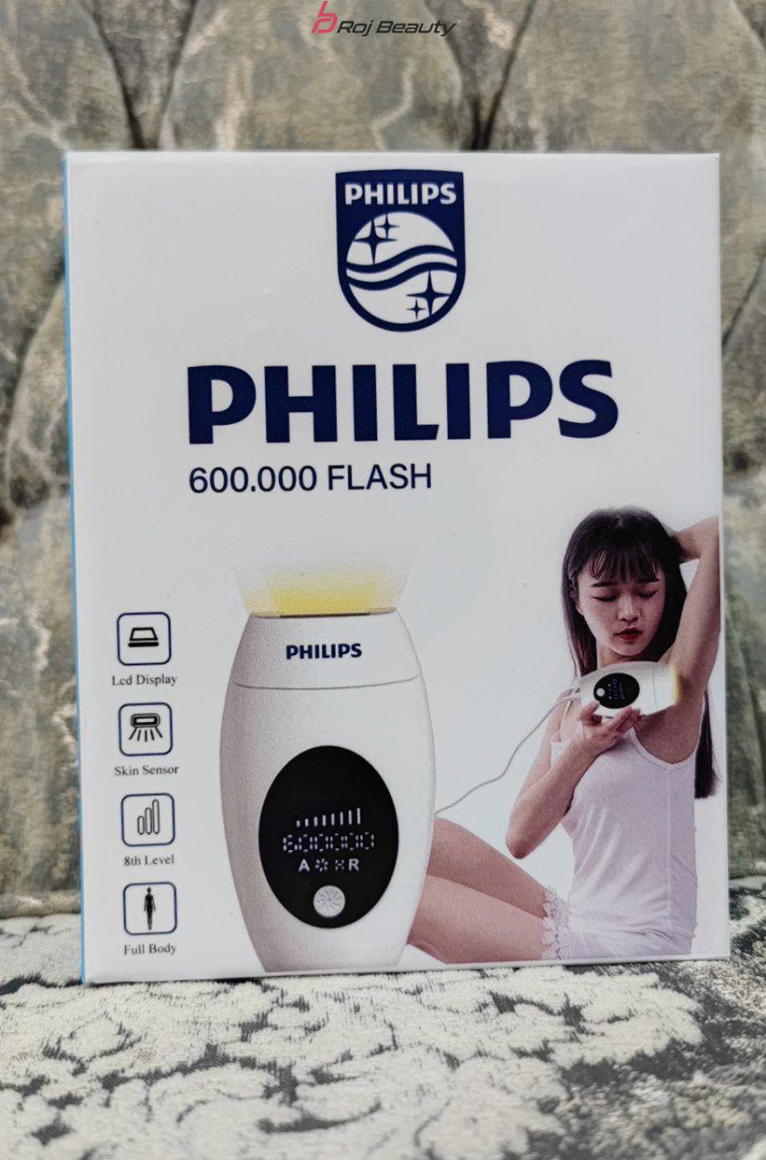 دستگاه لیزر فیلیپس هلندPHILIPSخانگی موهای زائد صورت و بدن مدل 2023 — تصویر ۷