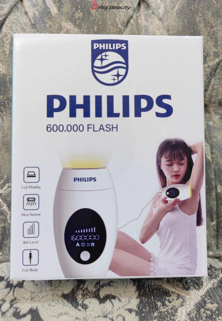 دستگاه لیزر فیلیپس هلندPHILIPSخانگی موهای زائد صورت و بدن مدل 2023 — تصویر ۸