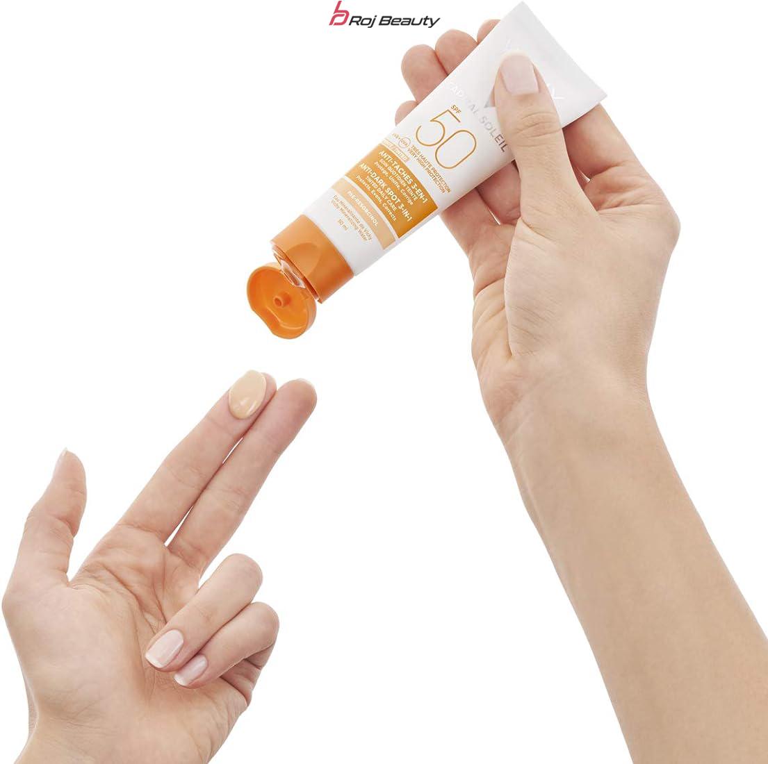 کرم ضد آفتاب ضد لک رنگی 3 در 1 VICHY ANTI-TACHES ویشی VICHY CAPITAL SOLEIL ANTI-DARK SPOT 3-IN-1 SPF 50+ 50 Ml — تصویر ۵