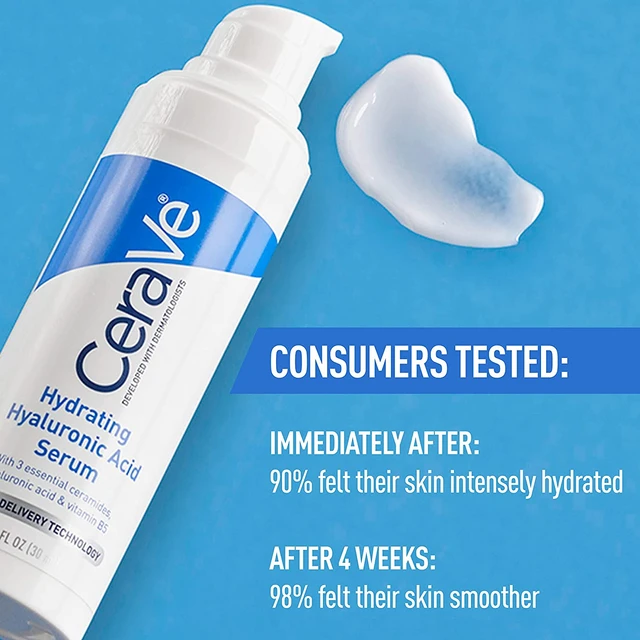 سرم هیالورونیک اسید سراوی حجم 30 میل CeraVe Hydrating Hyaluronic Acid Serum — تصویر ۶