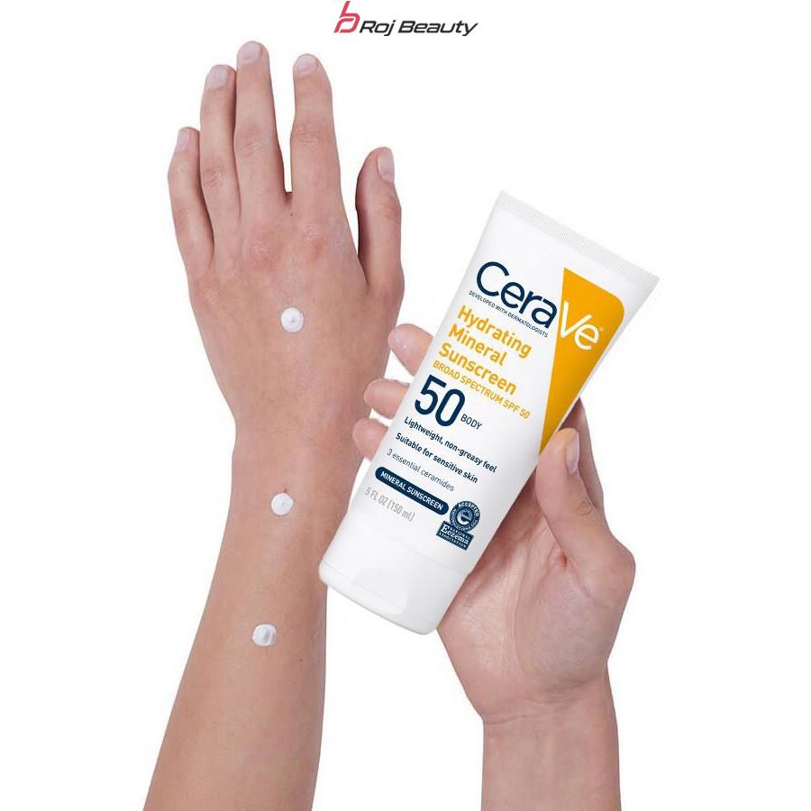 کرم ضد آفتاب آبرسان سراوی Cerave Hydrating Sunscreen Broad Spectrum SPF50 75ml — تصویر ۳