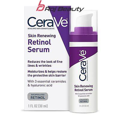 سرم رتینول بازسازی کننده پوست CeraVe 1 OZ – برای صاف کردن خطوط ریز ضد پیری — تصویر ۲
