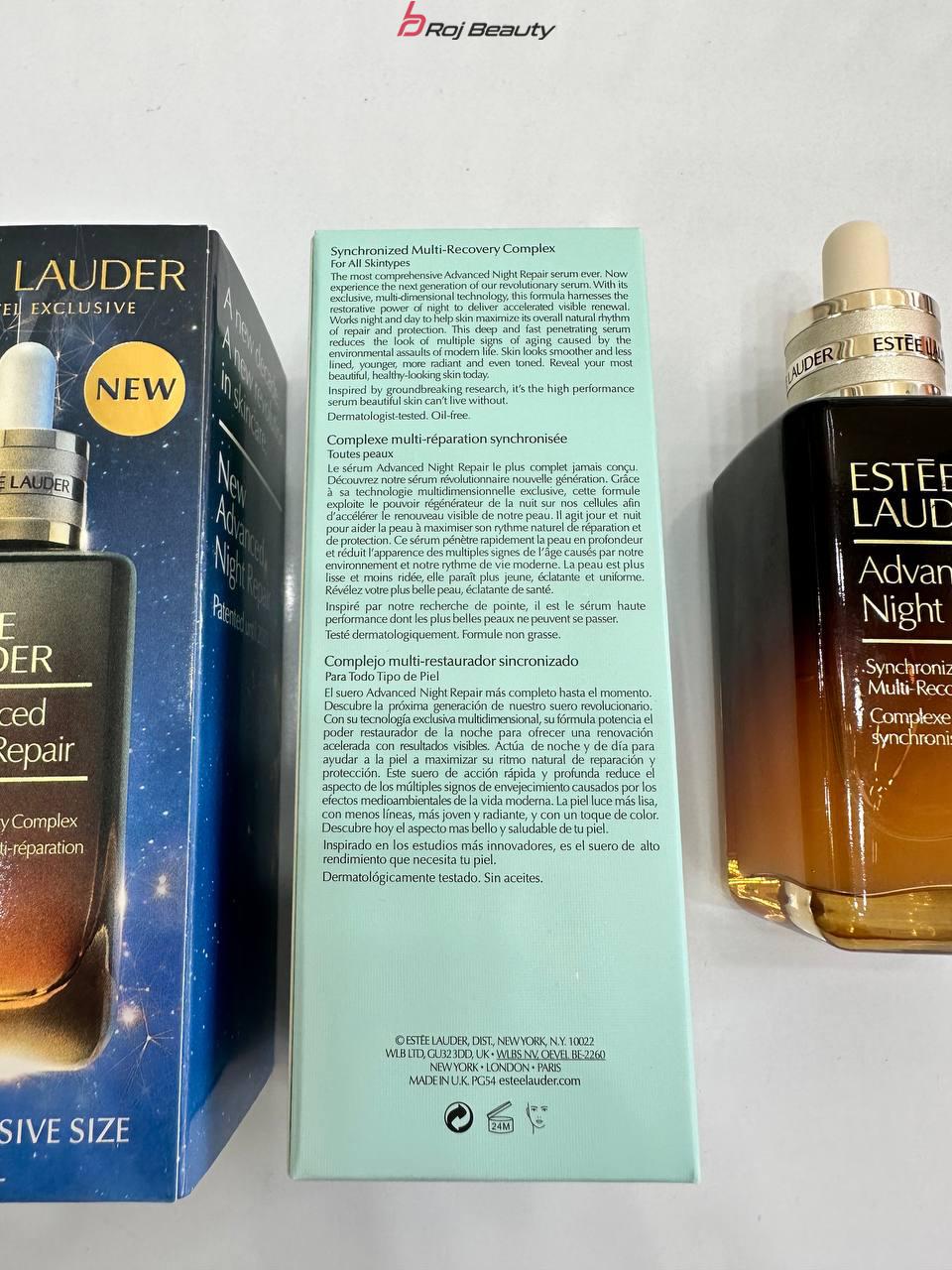 سرم ادونس نایت ریپیر استی لادر ترمیم کننده و آبرسان پوست100میلی لیتر ESTEE LAUDER ADVANCED NIGHT REPAIR — تصویر ۵